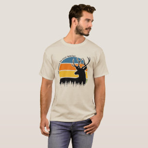 Deer Buck Lasse Natur sein Lehrer Retro T-Shirt