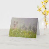 Deer Buck | Nationalpark Rainier Karte (Gelbe Blume)
