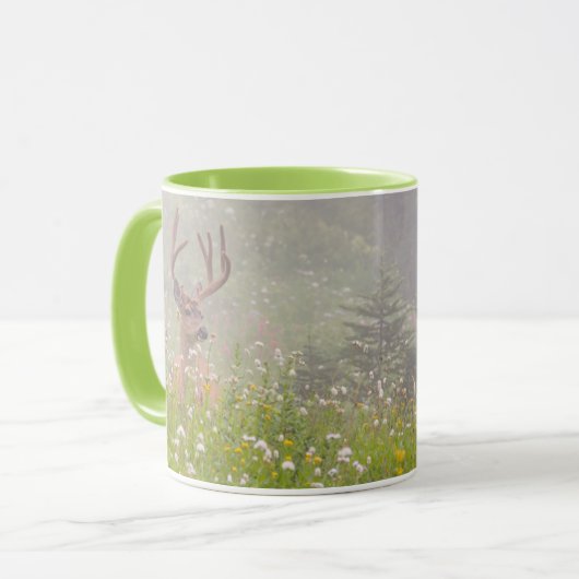 Deer Buck | Nationalpark Rainier Tasse (Vorderseite Links)