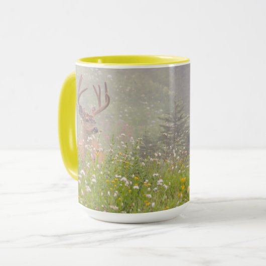 Deer Buck | Nationalpark Rainier Tasse (Vorderseite Links)