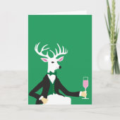 Deer Cheers Karte (Vorderseite)