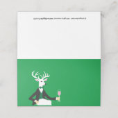Deer Cheers Platzkarte (Außenseite Aufgefaltet)