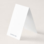 Deer Couple Frohen Festtage Mini Greetings Visitenkarten (Rückseite)