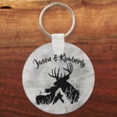 Deer Couple Schlüsselanhänger (Vorderseite)