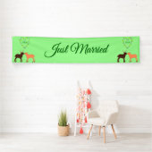 Deer Couple und Daisy Heart Custom Banner (Insitu)