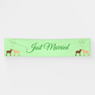 Deer Couple und Daisy Heart Custom Banner