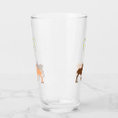 Deer Couple und Daisy Heart Custom Glas (Links)