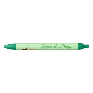 Deer Couple und Daisy Heart Custom Kugelschreiber