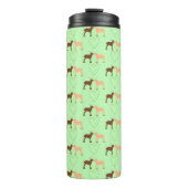 Deer Couple und Daisy Heart Thermosbecher (Vorderseite)
