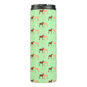 Deer Couple und Daisy Heart Thermosbecher (Rückseite)