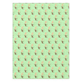 Deer Couple und Daisy Heart Tischdecke (Vorderseite)
