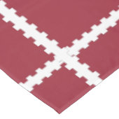 Deer Cranberry Red Peace Joy Wreath Tablecloth Tischdecke (Schrägansicht)
