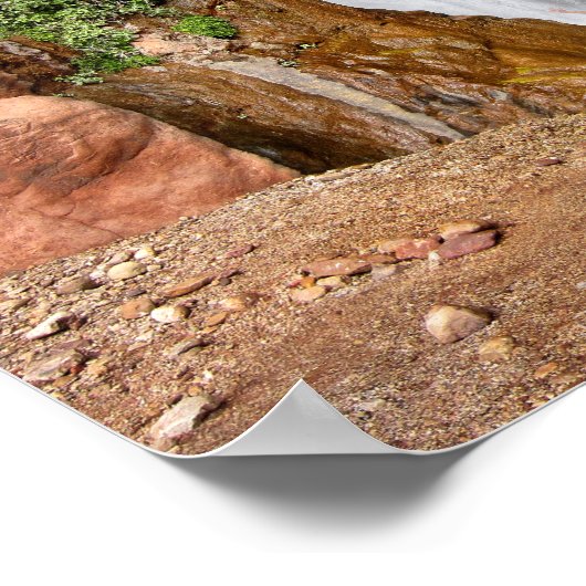 Deer Creek Falls - Grand Canyon - Wasserfall Poster (Ecke)