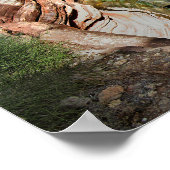 Deer Creek Narrows Waterfall 2 - Grand Canyon Poster (Ecke)