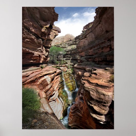 Deer Creek Narrows Waterfall 2 - Grand Canyon Poster (Vorne)