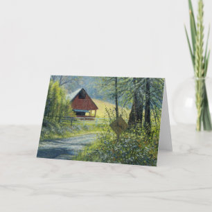 "Deer Crossing" Blank Note Card Karte