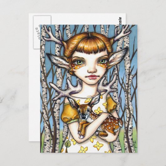 Deer Dorothy Postkarte (Vorne/Hinten)