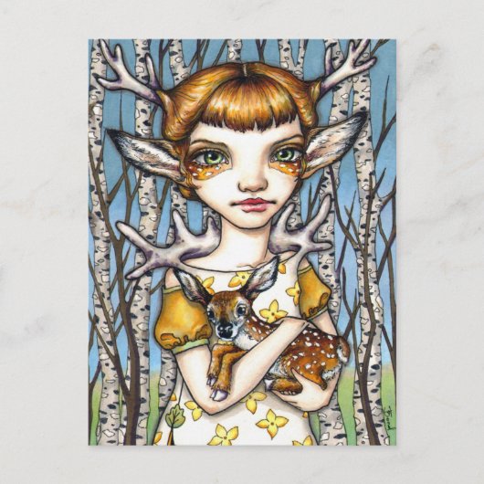 Deer Dorothy Postkarte (Vorderseite)
