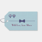 Deer Dreams Holiday Geschenkanhänger (Rückseite Horizontal)