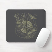 Deer Duck Fishing Hunting Solves Most Of My Proble Mousepad (Mit Mouse)