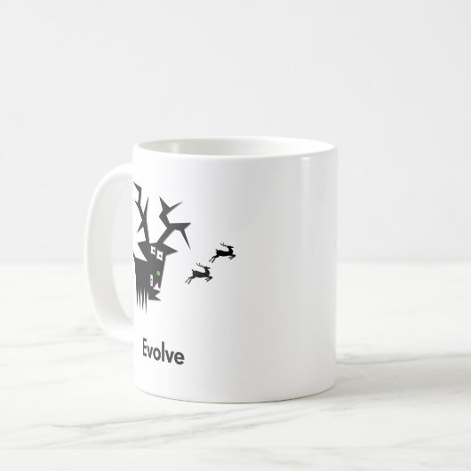 Deer Evolve Kaffeetasse (Vorderseite Links)