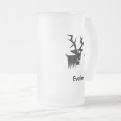 Deer Evolve Mattglas Bierglas (VorderseiteRechts)
