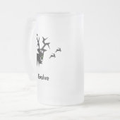 Deer Evolve Mattglas Bierglas (Vorderseite Links)