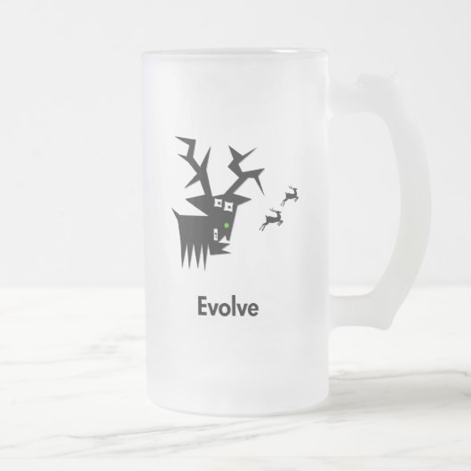 Deer Evolve Mattglas Bierglas (Rechts)