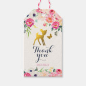 Deer Favor Tags Geschenkanhänger (Vorderseite)