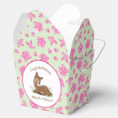 Deer Fawn Baby Shower Geschenkschachtel (Geöffnet)