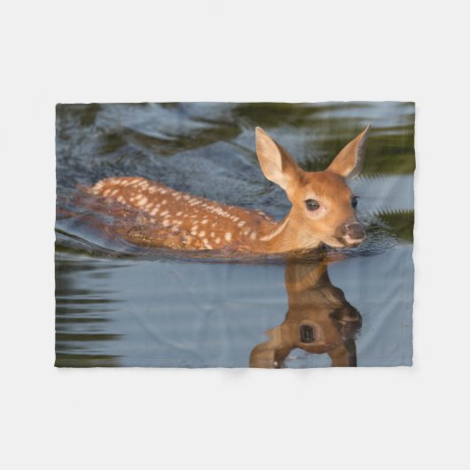Deer Fawn | Minnesota Fleecedecke (Vorderseite (Horizontal))
