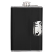 Deer Forest Wildlife Flachmann (Rückseite)