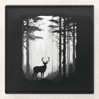 Deer Forest Wildlife Glasuntersetzer
