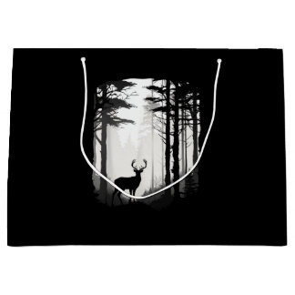 Deer Forest Wildlife Große Geschenktüte