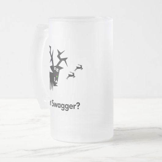 Deer Got Swagger Mattglas Bierglas (Vorderseite Links)