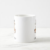 Deer Graduation Personalized Kaffeetasse (Mittel)