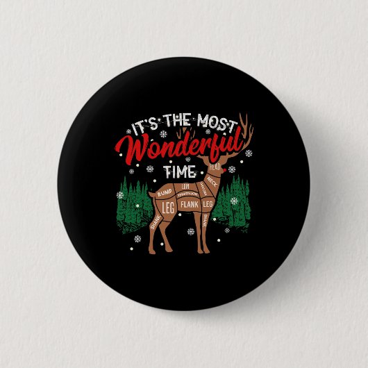 Deer Grillen Funny Grilling Grillen Pitmaster Chri Button (Vorderseite)