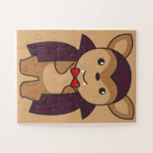 Deer Halloween Niedlich Devil Vampire Kostume Jigs Puzzle (Horizontal)