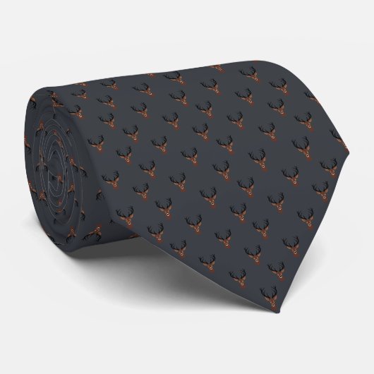 Deer Head Neck Tie Krawatte (Gerollt)