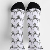 Deer Head Socken (Oben)