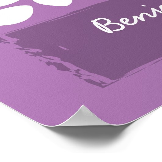 Deer Heart Guest Book Poster - 250 Plätze (Ecke)