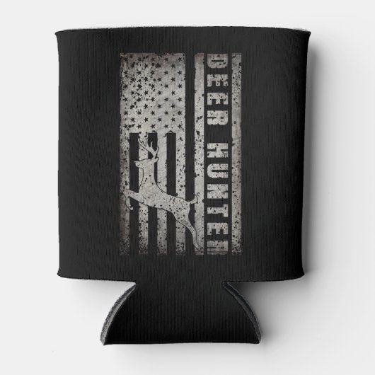 DEER HUNTER AMERICAN FLAG DISTRESSEED DOSENKÜHLER (Vorderseite)