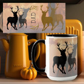 Deer Hunter Antlers Name Template Tasse