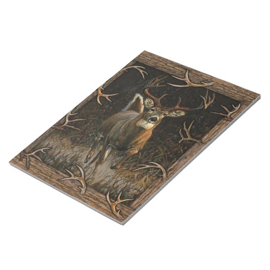 Deer Hunter Blanket, Gift For Dad, Funny Hunter Notizblock (angewinkelt)