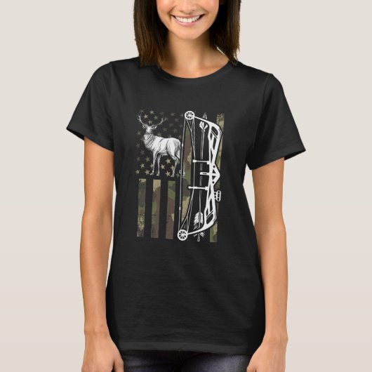 Deer hunter bow hunting deer T-Shirt (Vorderseite)