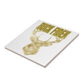 Deer Hunter Buck Fiden Political Anti-BIden Wall H Fliese (Seite)
