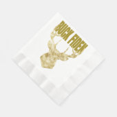 Deer Hunter Buck Fiden Political Anti-BIden Wall H Serviette (Ecke)