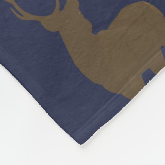 Deer Hunter Buck Pattern Personalisiert Fleecedecke (Ecke)