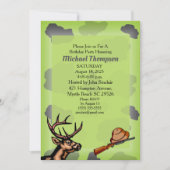 Deer Hunter Camouflage Geburtstagseinladung Einladung (Vorderseite)