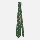 Deer Hunter Cartoon Necktie Krawatte (Vorderseite)